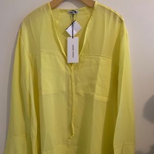 Tomas Maier silk top